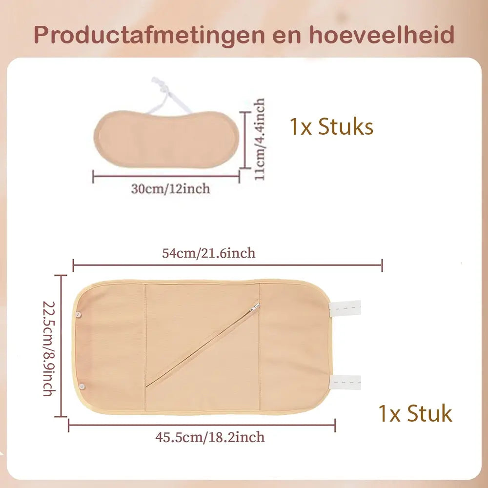 2-delig buik & nek