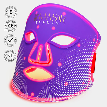 LED Masker – Gezichtsmasker Lichttherapie met 7 Modi & NIR Licht