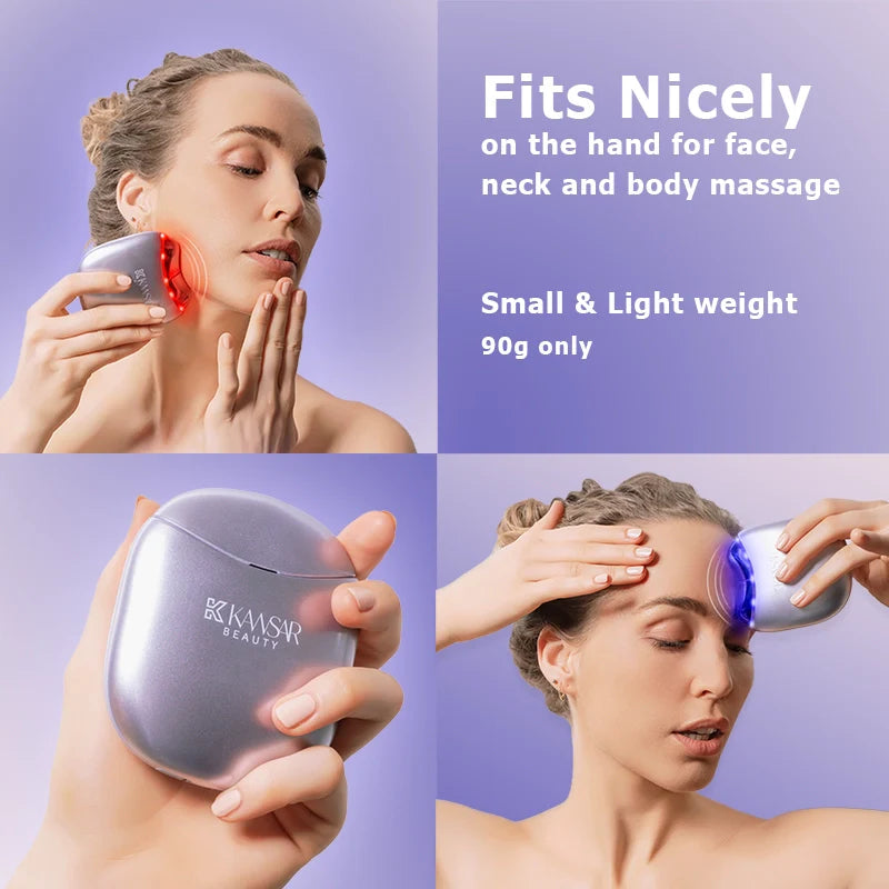 EMS Gua Sha | Appareil de soin et de beauté avec luminothérapie