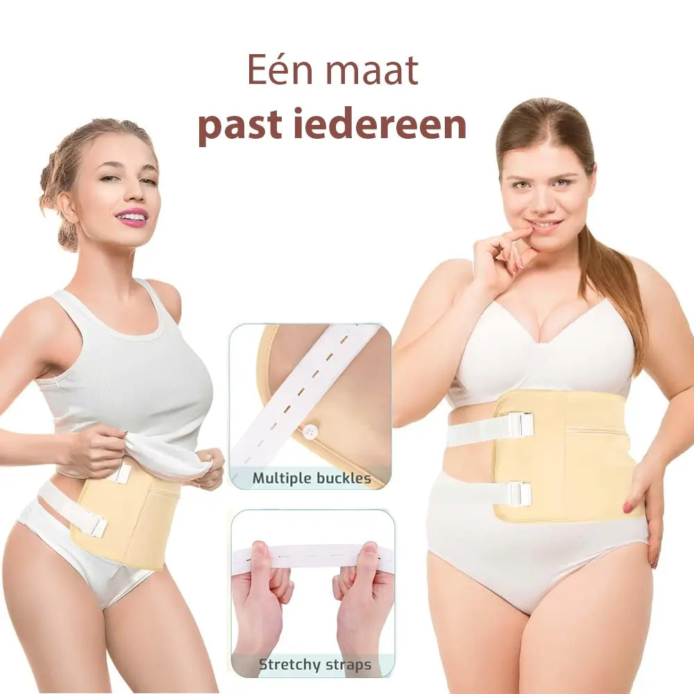 1-delig buik en taille