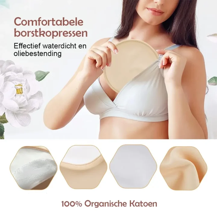 Castor Olie Pack Set – 8-Delig – 100% Biologisch Katoen – Voor Buik, Nek, Borsten, Benen & Armen - Afbeelding 4