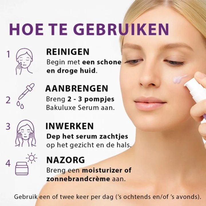 Bakuchiol Serum – Natuurlijk Retinol Alternatief voor Gevoelige Huid en Andere Huidtypes - Afbeelding 3